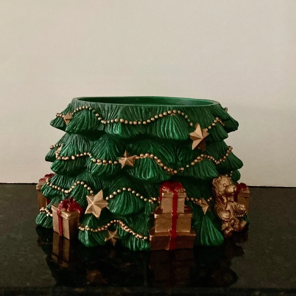 HomeWorx by Harry Slatkin Christmas Tree Candle Pedestal/Holder/NEW!!!